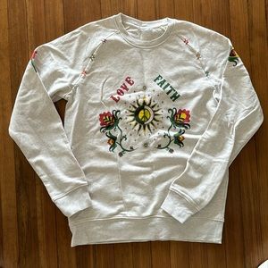 Monoki by Diane Goldstein Love and Faith Sweatshirt One Size. Worn once.